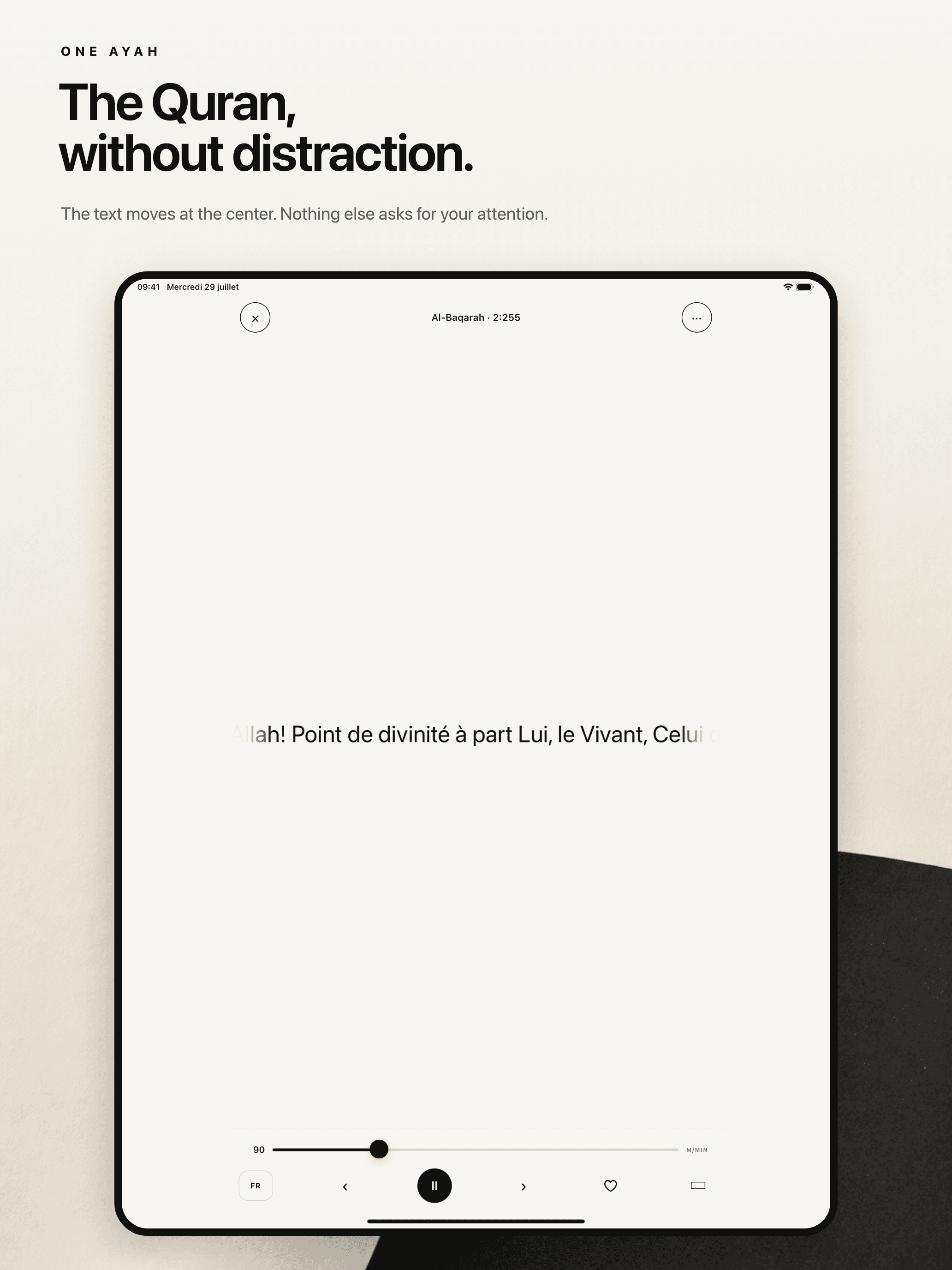 The same focus, on a larger screen.